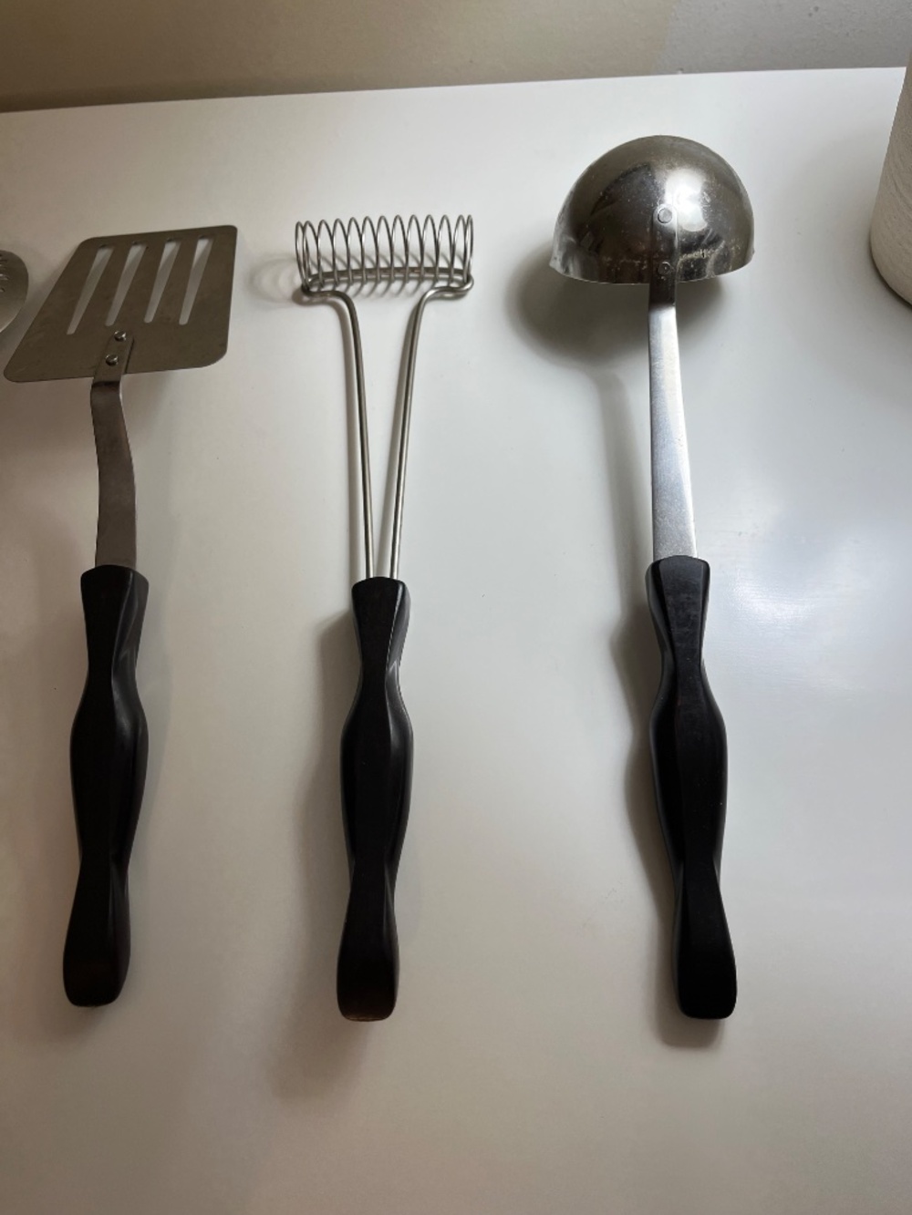 Cutco Kitchen Utensil Set USA Made β Ladle, Slotted Spoon, Turner - Picture 4 of 7